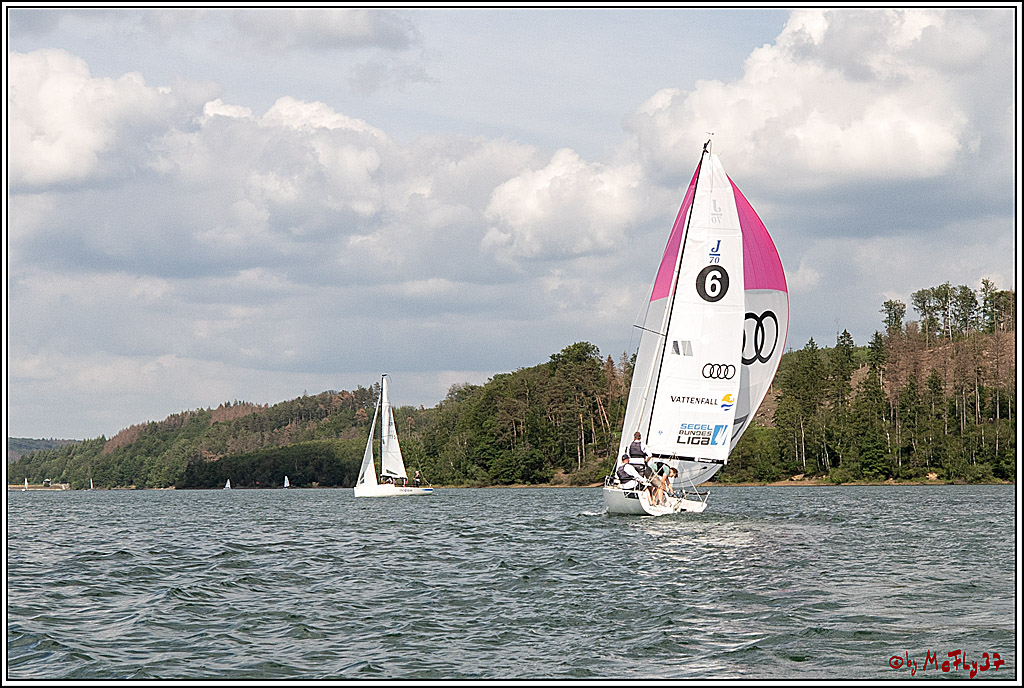 J70 - WOODLAND, 12.06.2021 Segelboot; Segeln; Woodland; Spinnaker; J70; Sorpesee; Sauerland
